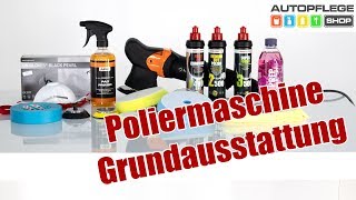 Poliermaschine Grundausstattung - Set für Anfänger - Autopflege