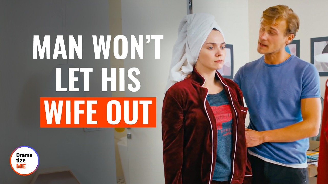 ABUSER FORBIDS WIFE From GOING OUT | @DramatizeMe