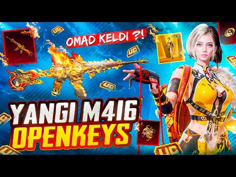 YANGI OLOVLI M416 OPENKEYS 🤩 - OMAD KELDI! - FULL QILDIM 🥵 - PUBG MOBILE!