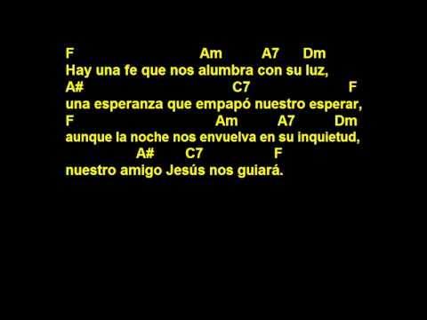 CANTOS PARA MISA - JUNTOS CANTANDO LA ALEGRIA - ENTRADA - LETRA Y ACORDES