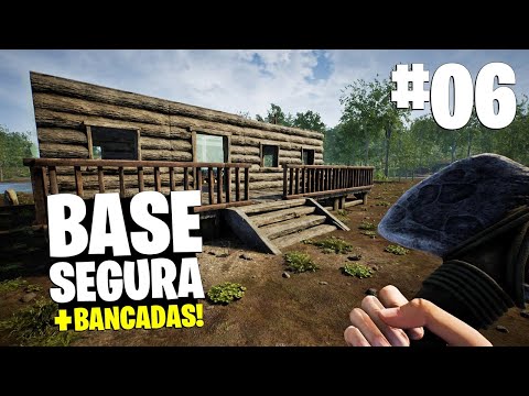 INÍCIO da CONSTRUÇÃO DA BASE E DAS BANCADAS DE TRABALHO!! - The Infected #06