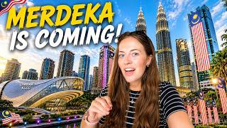 We Arrived in Kuala Lumpur, MALAYSIA at the PERFECT Time 🇲🇾 MERDEKA Is Coming!