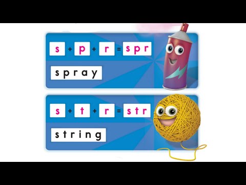 Oxford Phonics World student book level 4 - Consonant blends - disc 2 - unit 7 - spr str - string