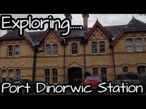 Exploring Port Dinorwic Railway Station - closed abandoned disused Felinheli Caernarfon Bangor