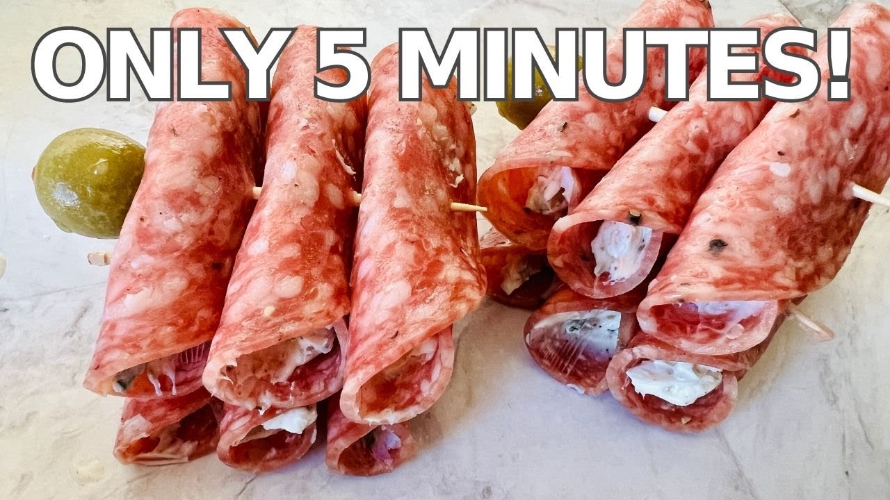 Easy Appetizer Idea | Salami Roll Ups