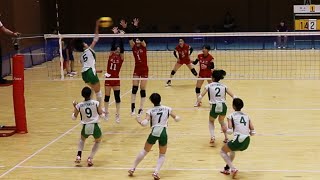 【2025近畿大会・準決勝】四天王寺 vs 氷上　第２セット＜女子バレーボール＞