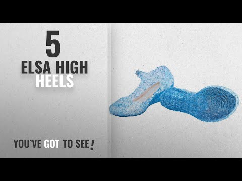 Top 10 Elsa High Heels [2018]: URAQT Girl Child Fancy Shoes Princess Queen Elsa Blue Cute