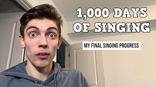 I Sang for 1,000 Days in a Row (and here's my progress)