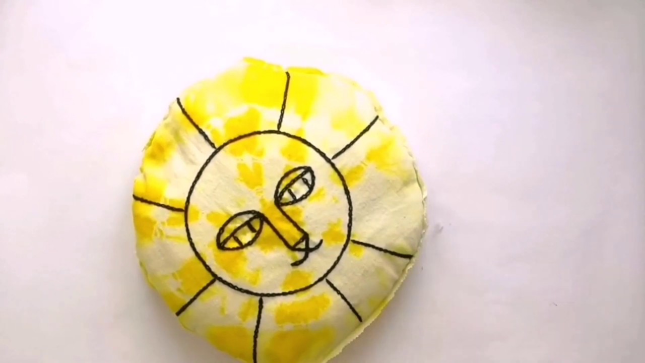 #mypillowupcycle_ How to make a lion face cushion - YouTube