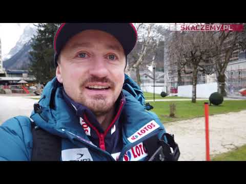 Spacer z Adamem Małyszem po Engelbergu 20.12.2019