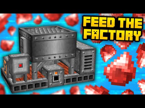 Gaming On Caffeine - Minecraft Feed The Factory | 50x ORE PROCESSING & FASTER STEEL! #19 [Modded Questing Factory]