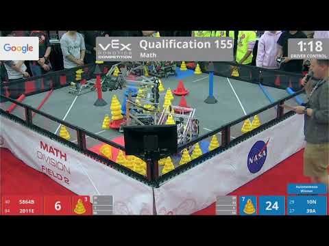 2018 VRC Math Q155 - 5864B 2011E vs 10N 39A - 57 to 120