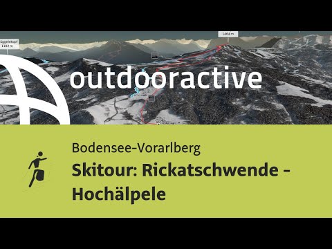 Skitour in der Region Bodensee-Rheintal: Skitour: Rickatschwende - Hochälpele
