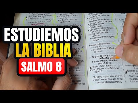 Cómo ESTUDIAR la BIBLIA correctamente Salmo 8