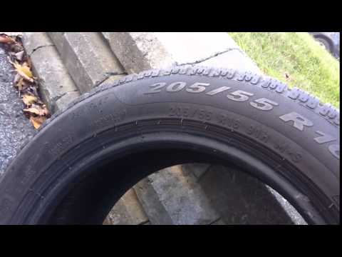 PIRELLI Run Flat Sottozero Winter Tires 205/55R16