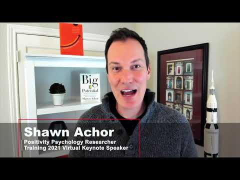 Join Positive Psychology Researcher Shawn Achor at Training 2021