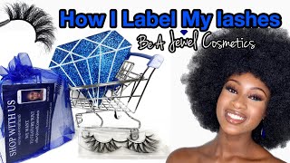 HOW I REPACKAGE, CUSTOMIZE, & LABEL MY LASHES FOR MY COSMETIC LINE | EP:2 | ShawnJewel
