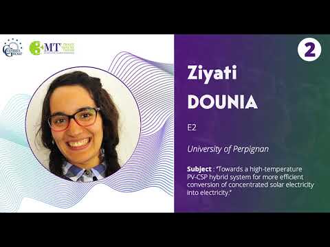 Three Minute Thesis COIMBRA - Dounia ZIYATI, Winner of Montpellier 2021
