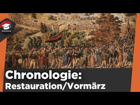 Chronology of the Restoration and the Vormärz simply explained - Period: 1815 - 1848 - Vormärz ex...
