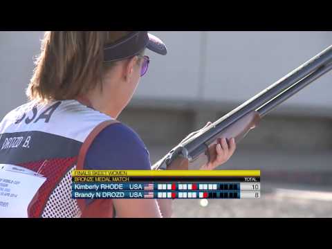 Skeet Women Highlights   ISSF Shotgun World Cup 2014, Tucson USA