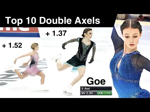 Top 10 Double Axels in ladies figure skating (according to the judges)
