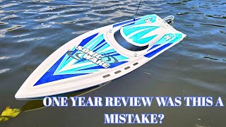 One Year Review Of The Sonic Wake RC Boat A Three Foot Long Crazy Fast Boat