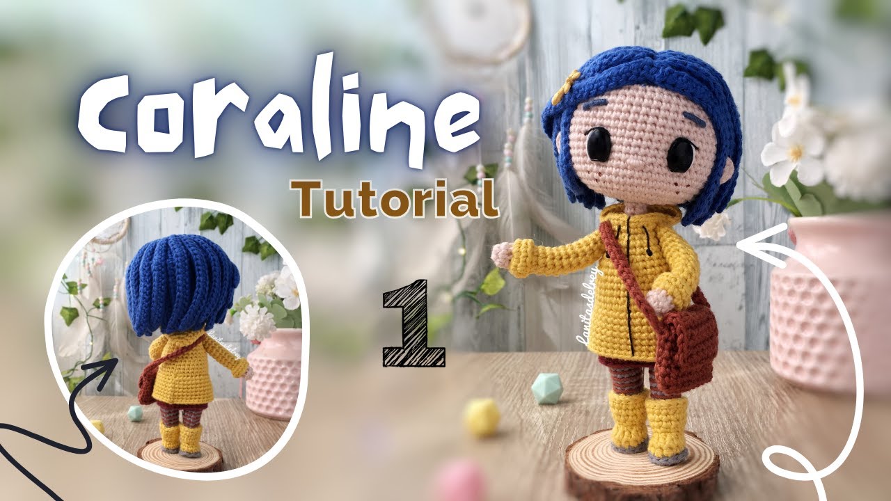 Coraline Jones - Amigurumi Tutorial (Part 1)