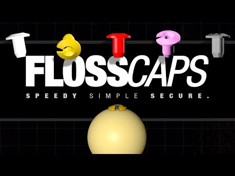 KORDA - Zarážka Floss Caps Pink/Yellow