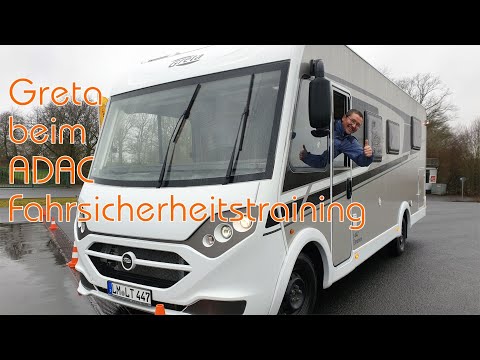 Leni & Toni on tour | Today we're at the ADAC driver safety training course |