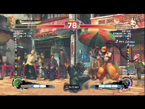 SSF4 AE Ver. 2012: nyannco [Dhalsim] vs. pgr-pgr [Ibuki] - 2 of 2 - PSN Ranked Match