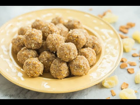 Tropical No Bake Energy Bites Recipe