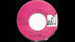 JUNIOR DELGADO ♦ Warrior No Tarry Ya/Leave Yah (Version) {D.E.B MUSIC 7" 1978}