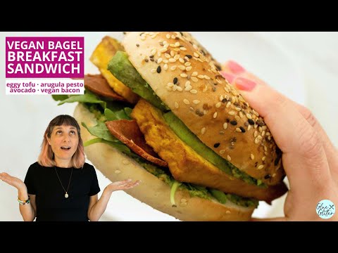 Vegan Bagel Breakfast Sandwich
