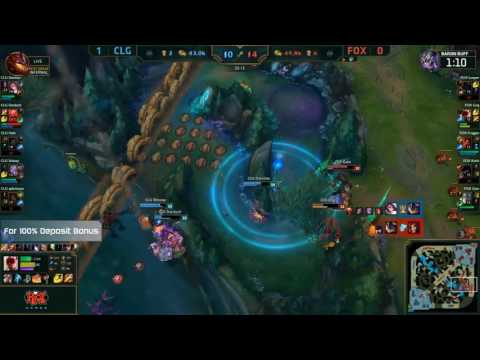 FOX vs CLG Highlights Game 2 NA LCS Summer 2017 Echo Fox vs Counter Logic Gaming W2D2