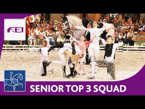 Top 3 Squad (Senior) | World Championships Vaulting 2016 | Le Mans