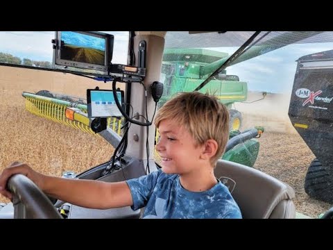 10 Year Old Grain Cart Driver