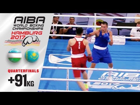 Quarterfinals (+91kg) JALOLOV Bakhodir (Uzbekistan) vs KUNKABAYEV Kamshybek (Kazakhstan)
