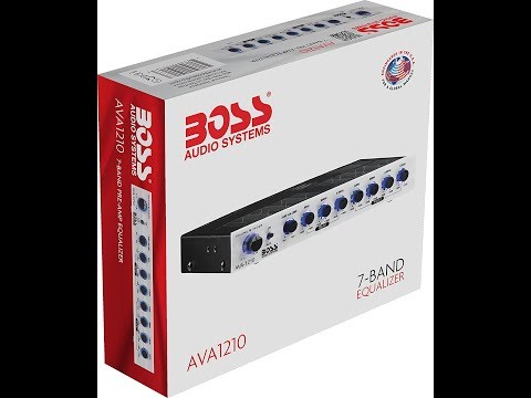 BOSS Audio AVA1210 7 Band Pre-Amp Subfoofer Output, Subwoofer  | Car Audio Review Spec