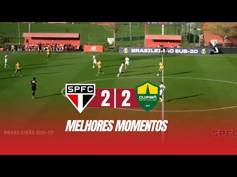 Gols e lances de São Paulo x Cuiabá