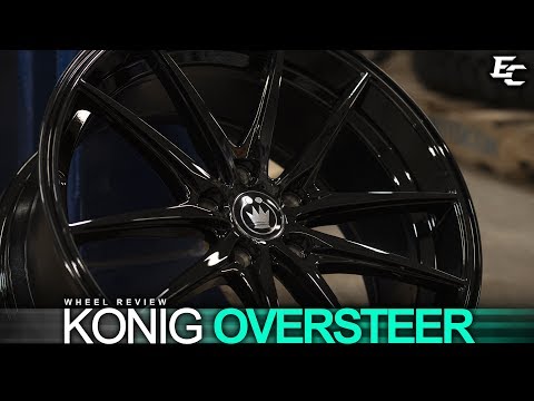 Konig Oversteer : Gloss Black, 18x8
