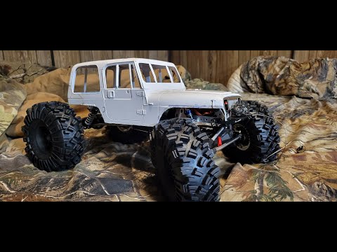 machining a panhard mount for vanquish capra axle