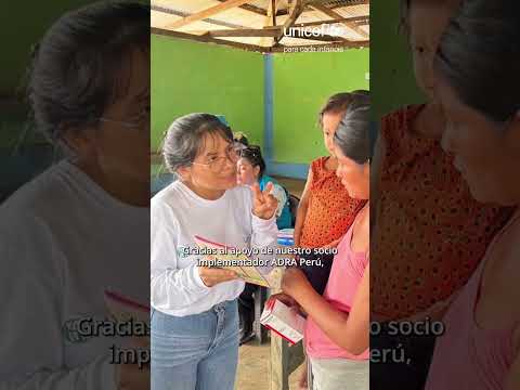 UNICEF fortalece el acceso a la vacunación infantil  en el Datem del Marañón