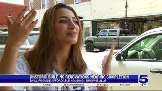 Renovations at Brownsville's historic Samano building nearly complete