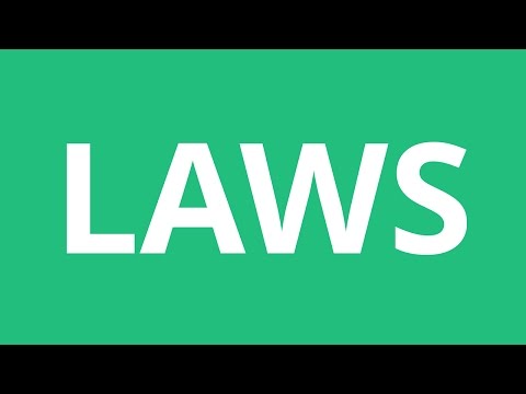 How To Pronounce Laws - Pronunciation Academy