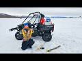 Video Thumbnail for Jumbo Perch Ice Fishing SxS Run & Gun
