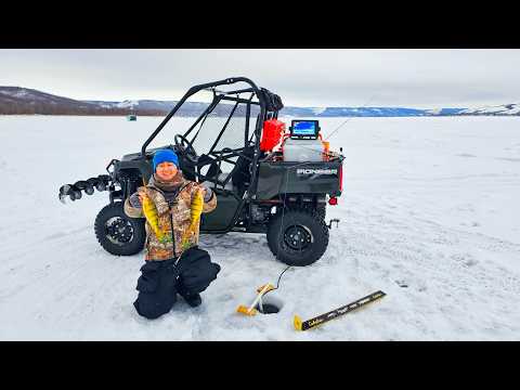 Jumbo Perch Ice Fishing SxS Run &amp; Gun