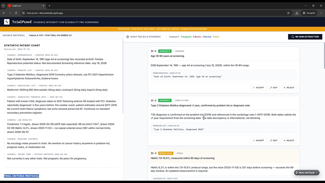 TrialProof project preview