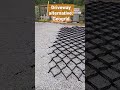 driveway alternative geogrid #drivewayconstruction #geogrid, #gravelroad , #driveway