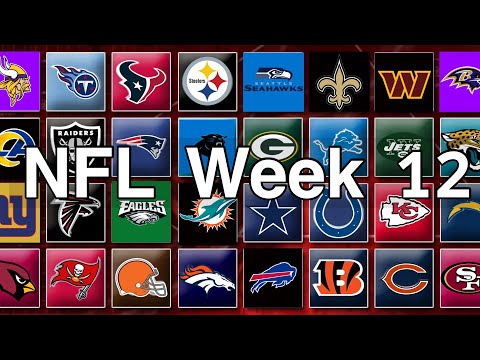 NFL Week 12 Picks & Predictions 2025