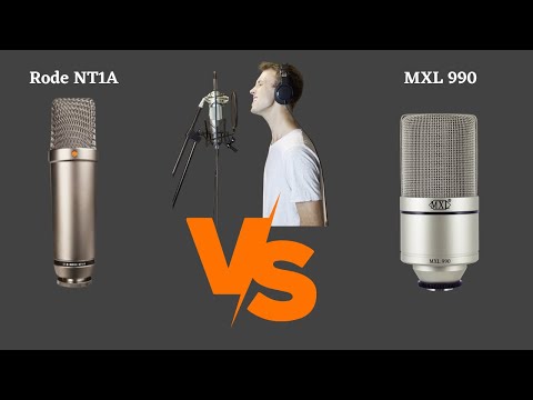 RODE NT1A VS MXL 990 - VOCALS MIC TEST!
